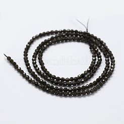 Natürlichen Obsidian Perlen Stränge&nbsp;X-G-K185-15