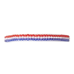 Bracciali di perline di vetro fatti a mano per le donne&nbsp;BJEW-MZ00156-02