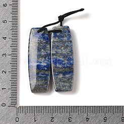2 Stück natürliche Lapislazuli-Anhänger&nbsp;G-A228-02I