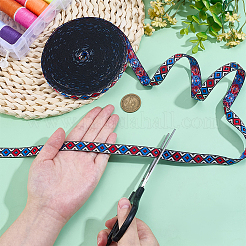 15 Yards Polyesterbänder mit Stickerei im ethnischen Stil&nbsp;OCOR-PH0006-86B