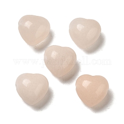 Perles aventurine roses naturelles, cœur, 14.5~15x14.5~15x8.5mm, Trou: 1.5mm