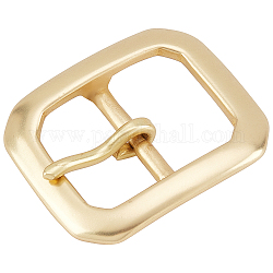 GORGECRAFT 2.32x 2.74 Inch Metal Roller Buckles Light Gold Multi-Purpose Single Prong Square Brass Buckles for Men Women Belts Bags Ring Hand Keychains Dog Leash Home DIY Leather Crafts Hardware