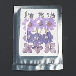 Flores secas prensadas, para celular, marco de la foto, scrapbooking diy y resina art decoraciones florales, patrón de flores, 130x100x0.8mm