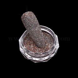 Nail Art Glitter Powder, Starry Sky/Mirror Effect, Shiny Nail Decoration, Sienna, Box: 30x18.5mm