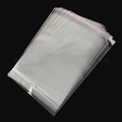 Rectangle OPP Cellophane Bags, Clear, 21.5x10cm, Unilateral Thickness: 0.035mm, Inner Measure: 16.5x10cm
