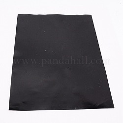 Tablero de silicona de un solo lado, con adhesivo en la espalda, Rectángulo, negro, 300x210x1.5mm