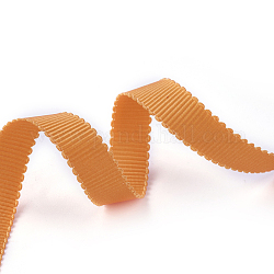 Polyester Ripsband, Peterham Ribbon, für Schmuck machen, orange, 3/8 Zoll (10 mm), 50yards / Rolle (45.72 m / Rolle)