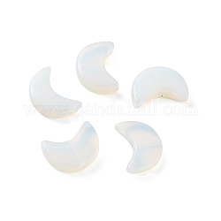 Perlas opalite, medialuna, 16x11~12x4~4.5mm, agujero: 1~1.2 mm
