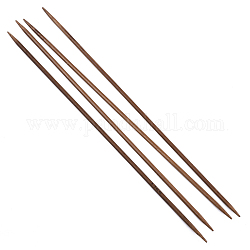 Ferri da maglia a doppia punta in bambù (dpns), Perù, 250x3.5mm, 4pcs/scatola