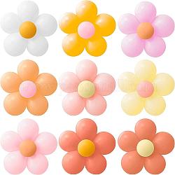 Conjunto de globos de pequeña margarita de girasol de verano, colorido, 250mm