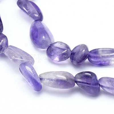 Natürlichen Amethyst Perlen Stränge&nbsp;G-L550A-05-1