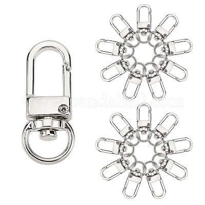 Snap Key Metal Chain Clasp Clip Swivel Hook Buckles Hooks Keychain Buckle  Clasps Ring Handbag Claw Strap Trigger Women