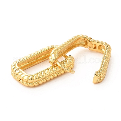Orecchini a cerchio in ottone&nbsp;X-EJEW-F273-02A-G-1