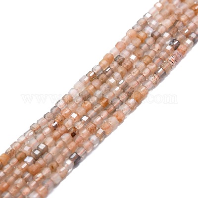 Natürliche Multi-Mondstein-Perlenstränge&nbsp;G-P457-B01-11-1