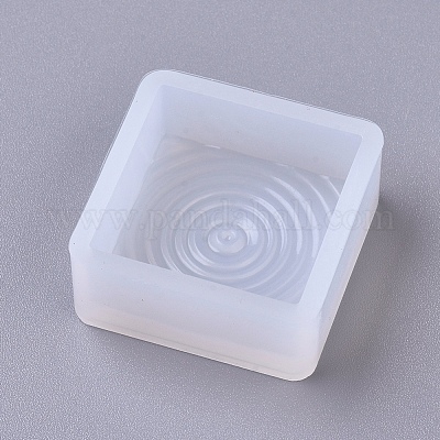 RESIN WAVY RECTANGLE Bead Mold, Silicone Mold to make 1-1/2 x 1 wavy