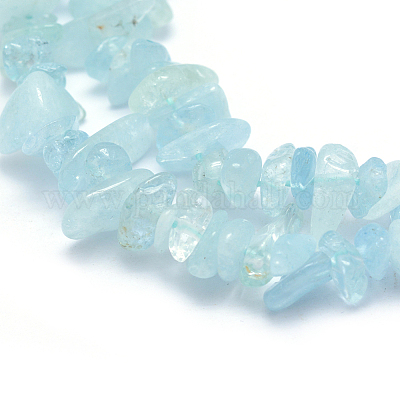 Natürliche Aquamarin Perlen Stränge&nbsp;G-P332-75-1