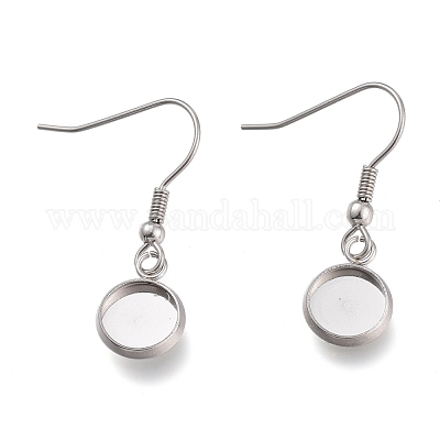 Stainless Steel Earring Hooks Earwires 20 Gauge Simple Design