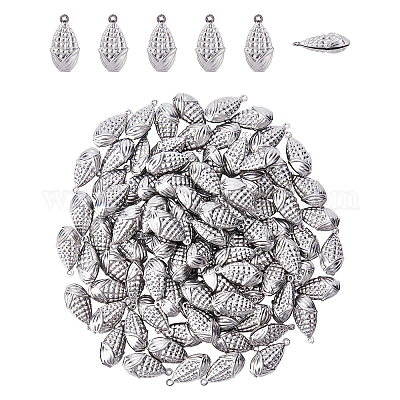 Wholesale DICOSMETIC 100Pcs Corn Pendant Stainless Steel Small Pendant Cute  Mini Food Charms for DIY Jewelry Making Accessory Bracelet Necklace  Keychain Crafting Findings 