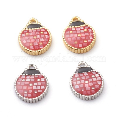Pendenti shell in ottone&nbsp;ZIRC-H111-07-1