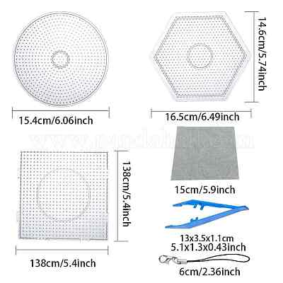 Wholesale ABC Plastic Pegboards used for 5x5mm DIY Fuse Beads 