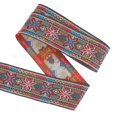 Wholesale Ethnic Style Embroidery Polyester Ribbons 