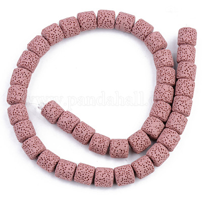 Wholesale Synthetic Lava Rock Beads Strands 