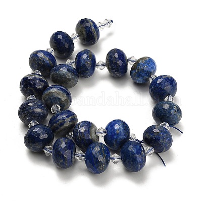Natürlicher Lapislazuli Perlenstränge&nbsp;G-L642-I04-18x13mm-1