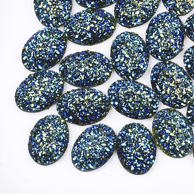 Galvaniser des cabochons en résine druzy&nbsp;CRES-T012-08H-1
