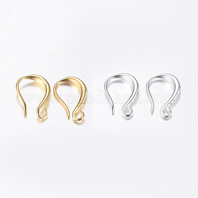 Ganci di orecchini in ottone&nbsp;KK-K197-62-1