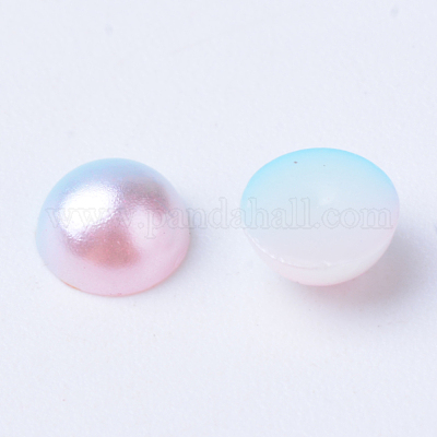 Imitazione di perle cabochon acrilico&nbsp;OACR-R063-5mm-02-1