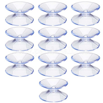Wholesale GORGECRAFT 10 Pack Small Suction Cups 30Mm Double Sided Suction  Cups Hooks Clear Plastic Sucker Pads PVC Glass Table Bumpers Strong  Adhesive Sucker Holders for Window Glass Christmas Lights 