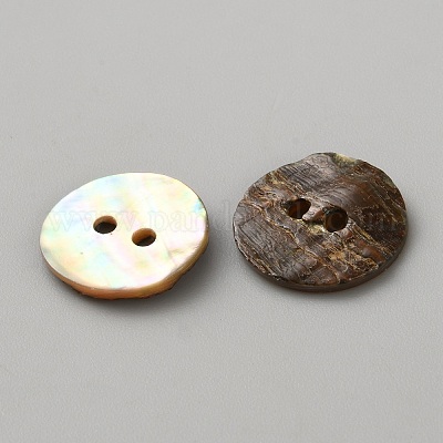 Natürlichen Shell-Tasten&nbsp;LS-BUTT-WH0024-041D-1
