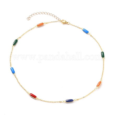 Messing Kabel Ketten Halsketten X-NJEW-JN03168-1