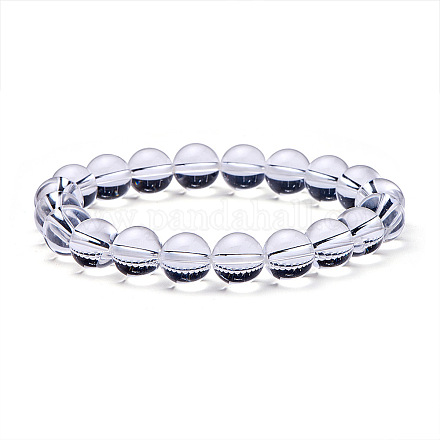 Natürlichen Kristall runde Perlen Stretch-Armbänder BJEW-PH0001-10mm-07-1