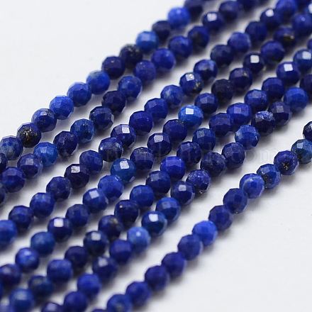Naturales lapis lazuli de hebras de abalorios X-G-G663-48-2mm-1