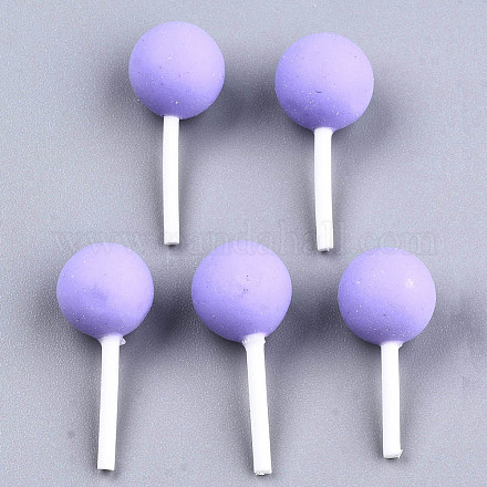 Handmade Polymer Clay 3D Lollipop Embellishments X-CLAY-T016-82C-1