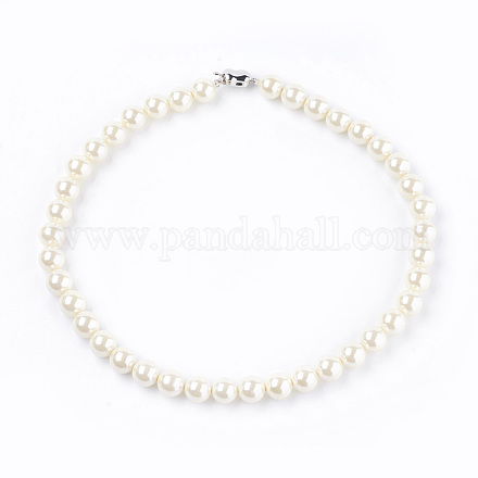 Shell collane di perle perline NJEW-I224-A02-1