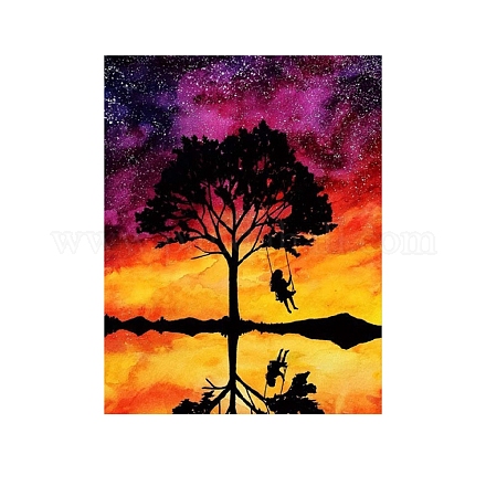 Алмазная картина «Древо жизни» своими руками TREE-PW0001-70C-1