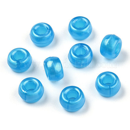 Plastic Pearlized Beads KY-T025-01-D02-1