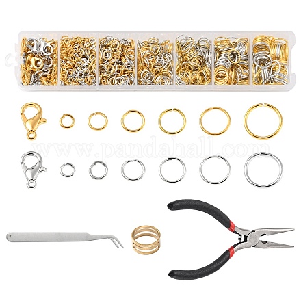 Kit de recherche de fabrication de bijoux de bricolage DIY-YW0006-98-1