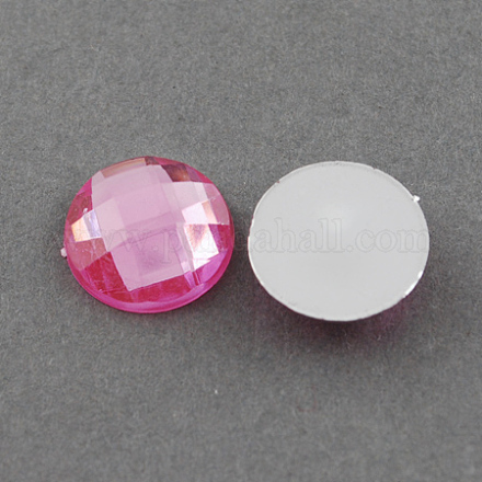 Acrílico diamante de imitación cabujones GACR-R002-12mm-09-1