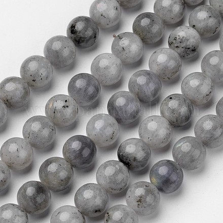 Chapelets de perles en labradorite naturelle  G-D809-07-10mm-1