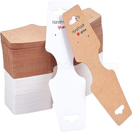 Fingerinspire Cardboard Fold Over Paper Display Hanging Cards CDIS-FG0001-25-1