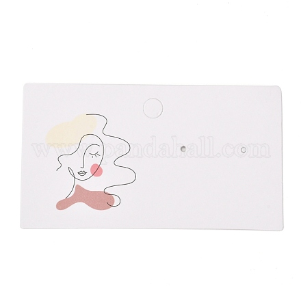 Rectangle Cardboard Earring Display Cards CDIS-P004-03-1-1