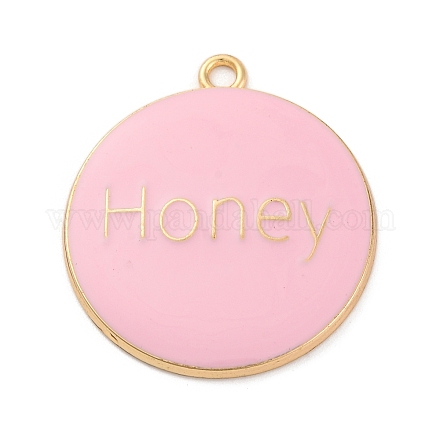 Pendentifs d'émail en alliage&nbsp;ENAM-M009-02D-03G-1