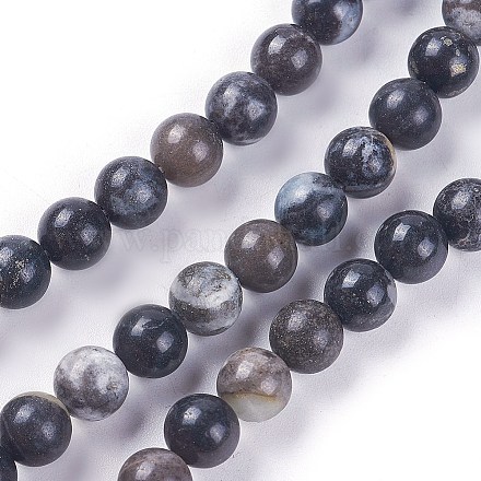 Chapelets de perles en amazonite naturelle G-L500-04-6mm-1