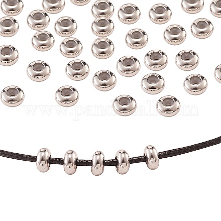 50pcs 304 perles en acier inoxydable STAS-CJ0001-196-1