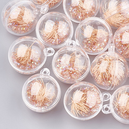 Plastic Ball Pendants X-MACR-S298-02C-1