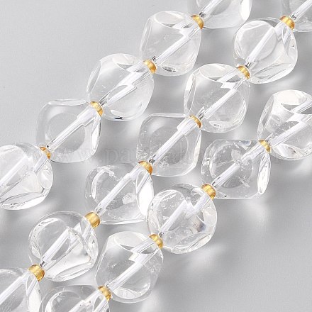 Natürlichem Quarz-Kristall-Perlen Stränge G-A030-B36-12mm-B-1