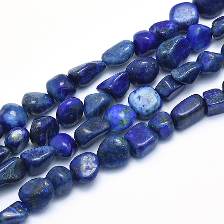 Chapelets de perles en lapis-lazuli naturel G-G765-33-1